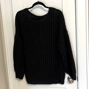 Black Oversized Sweater